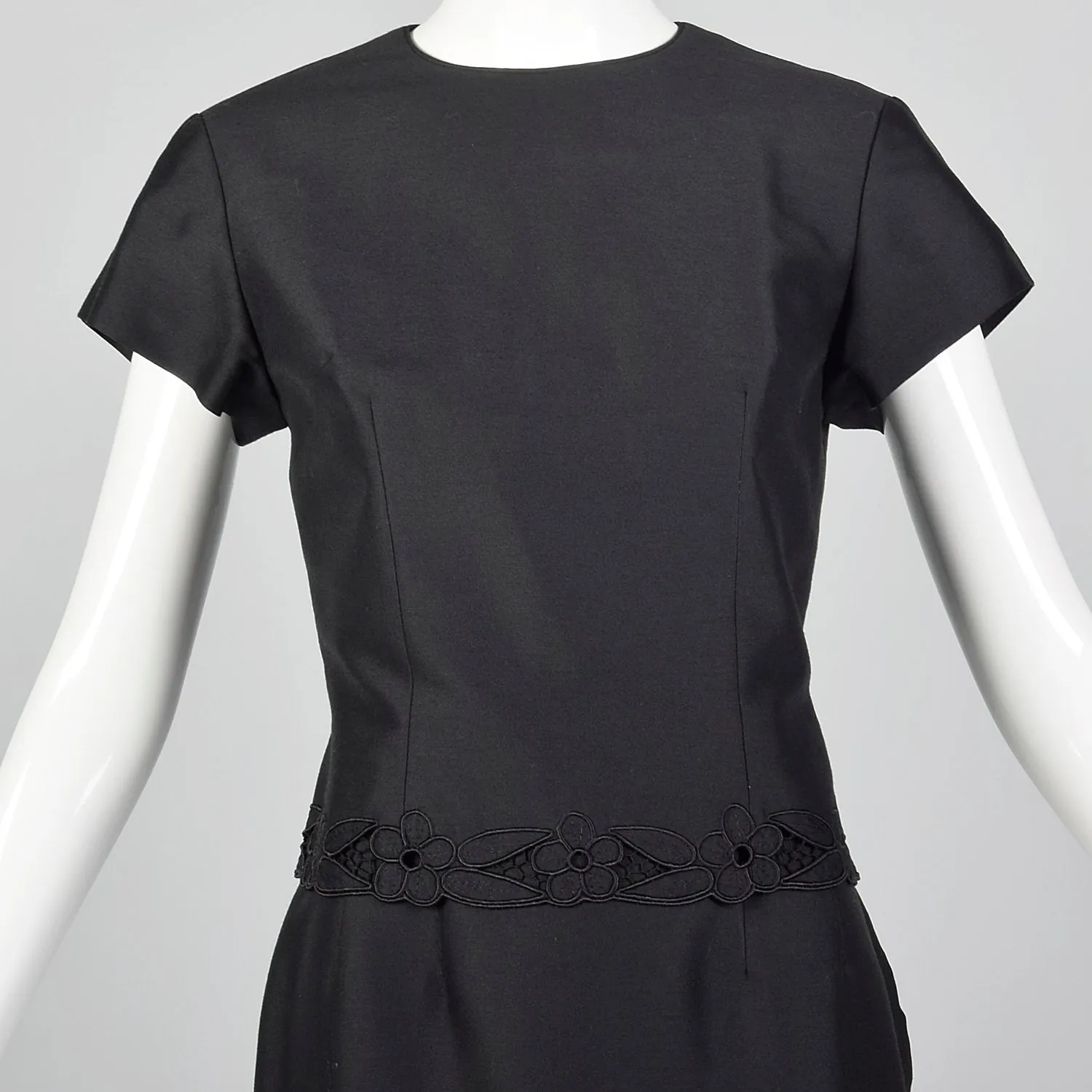 1960s Black Three Piece Skirt Set