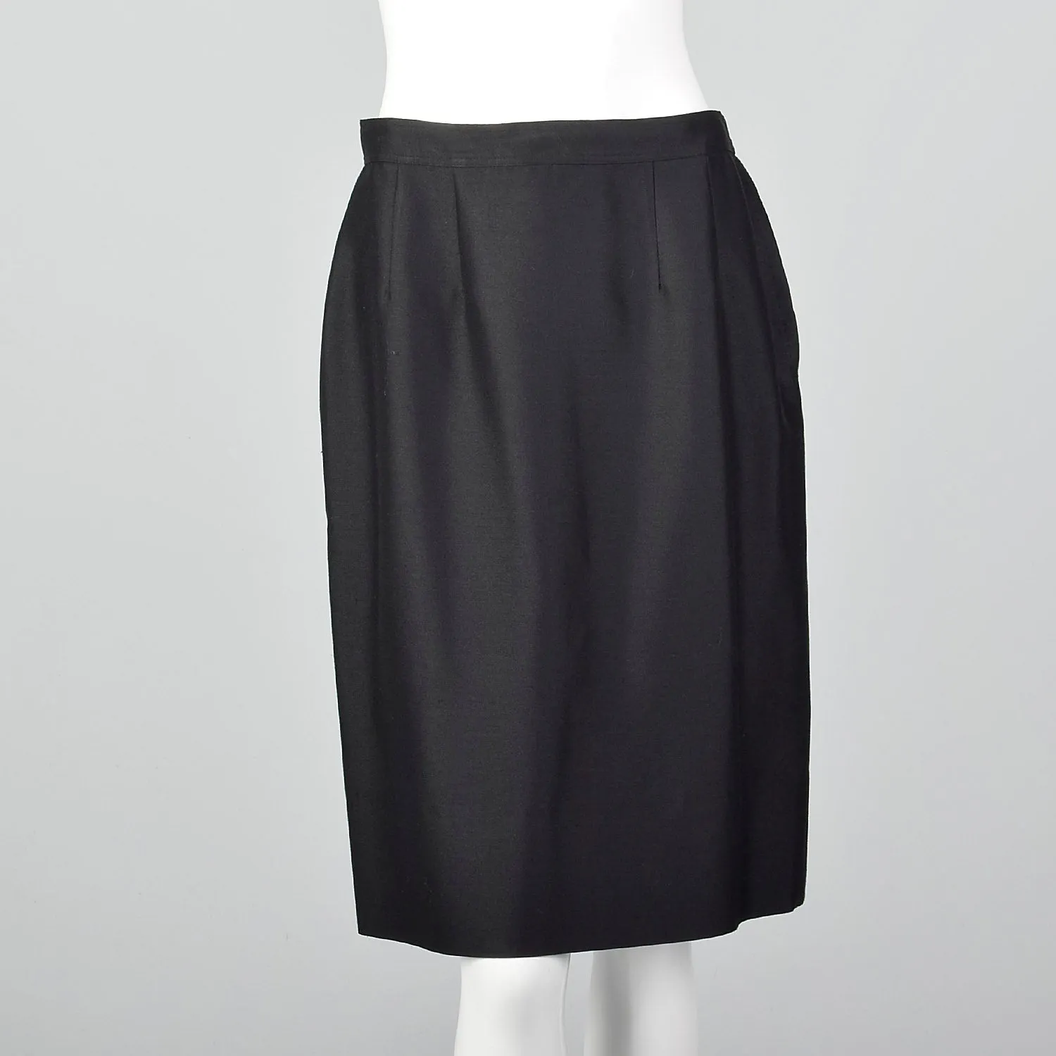1960s Black Three Piece Skirt Set