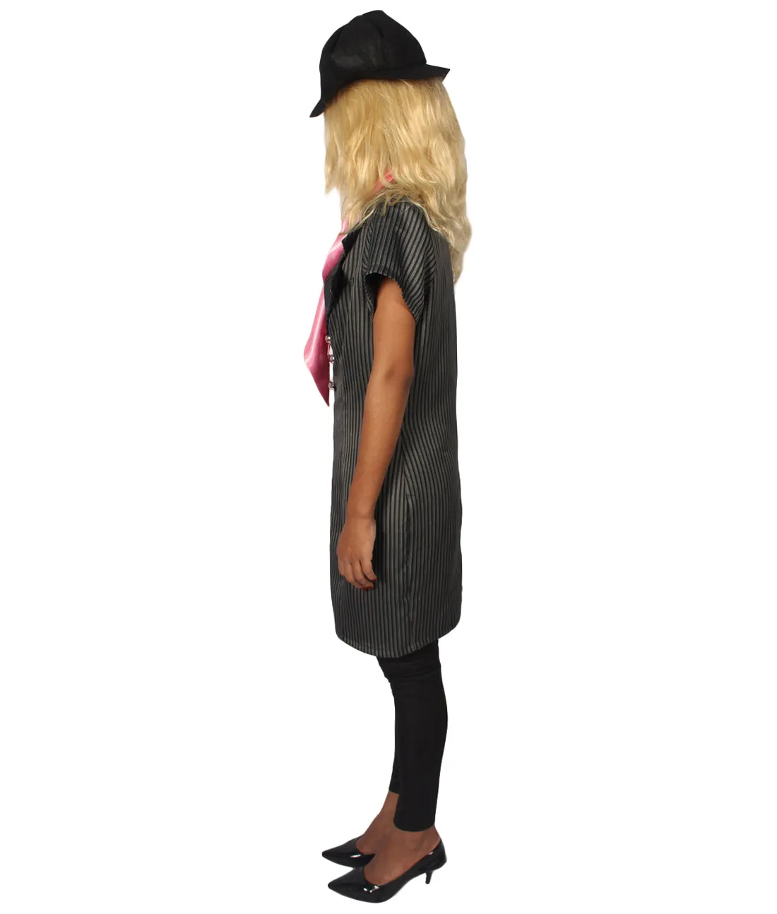Adult Women GANGSTER'S COSTUME | Grey Cosplay Costume
