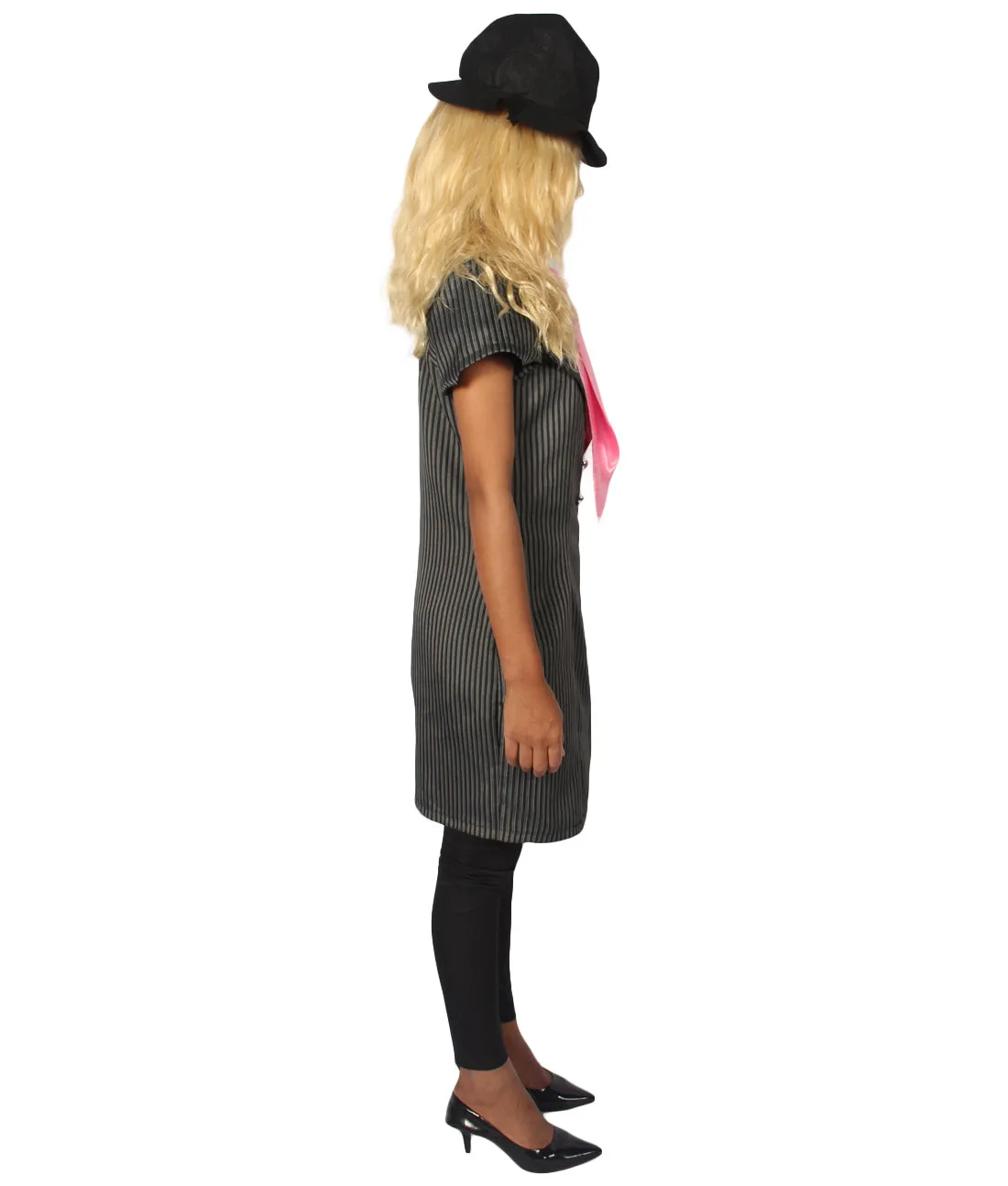 Adult Women GANGSTER'S COSTUME | Grey Cosplay Costume