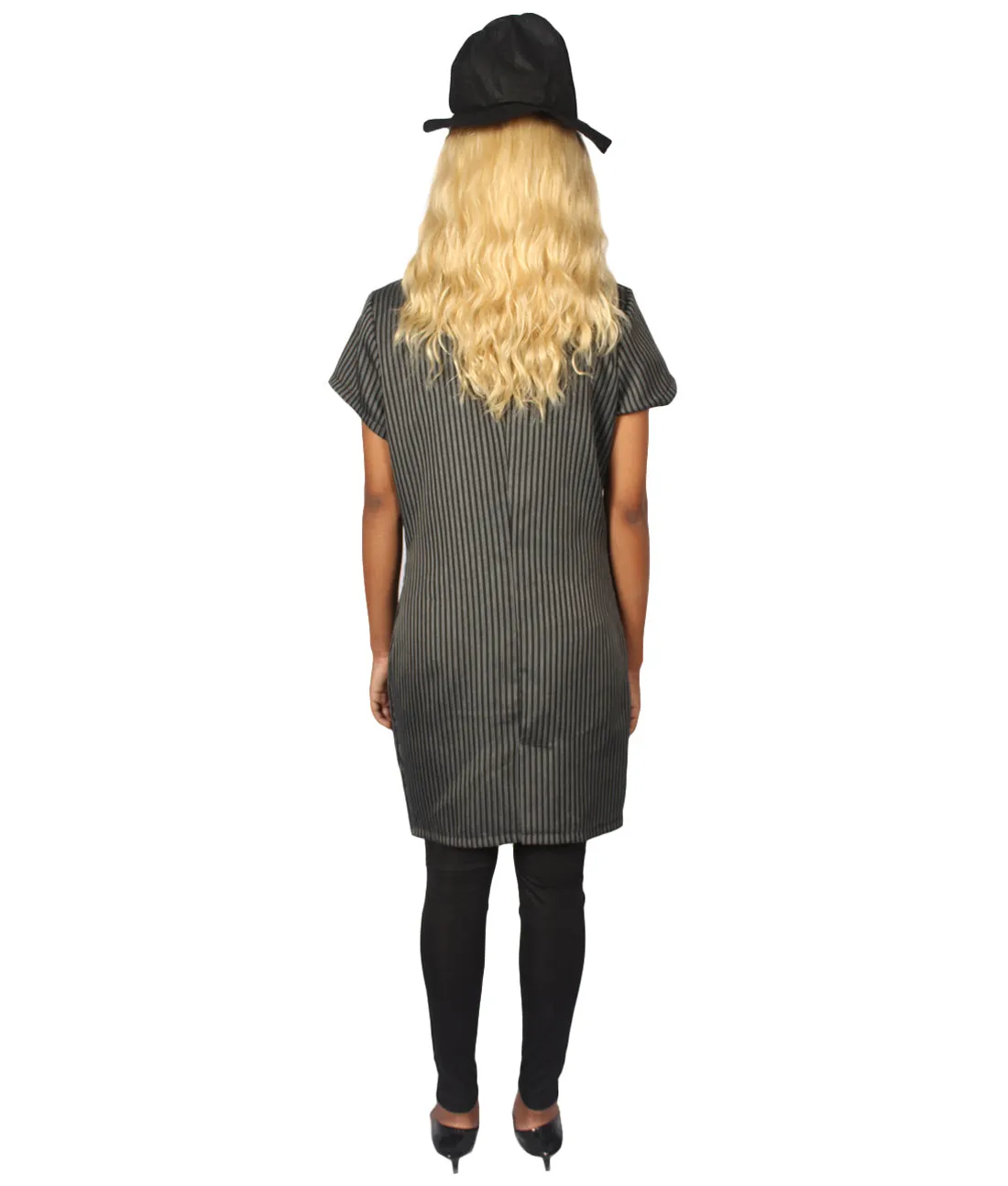 Adult Women GANGSTER'S COSTUME | Grey Cosplay Costume