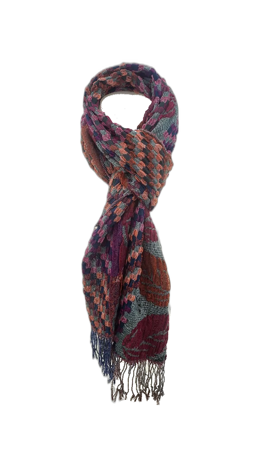 BOBBIE - BOBBLE SCARF 2023 NEW COLS 12 DESIGNS RMD2305-63