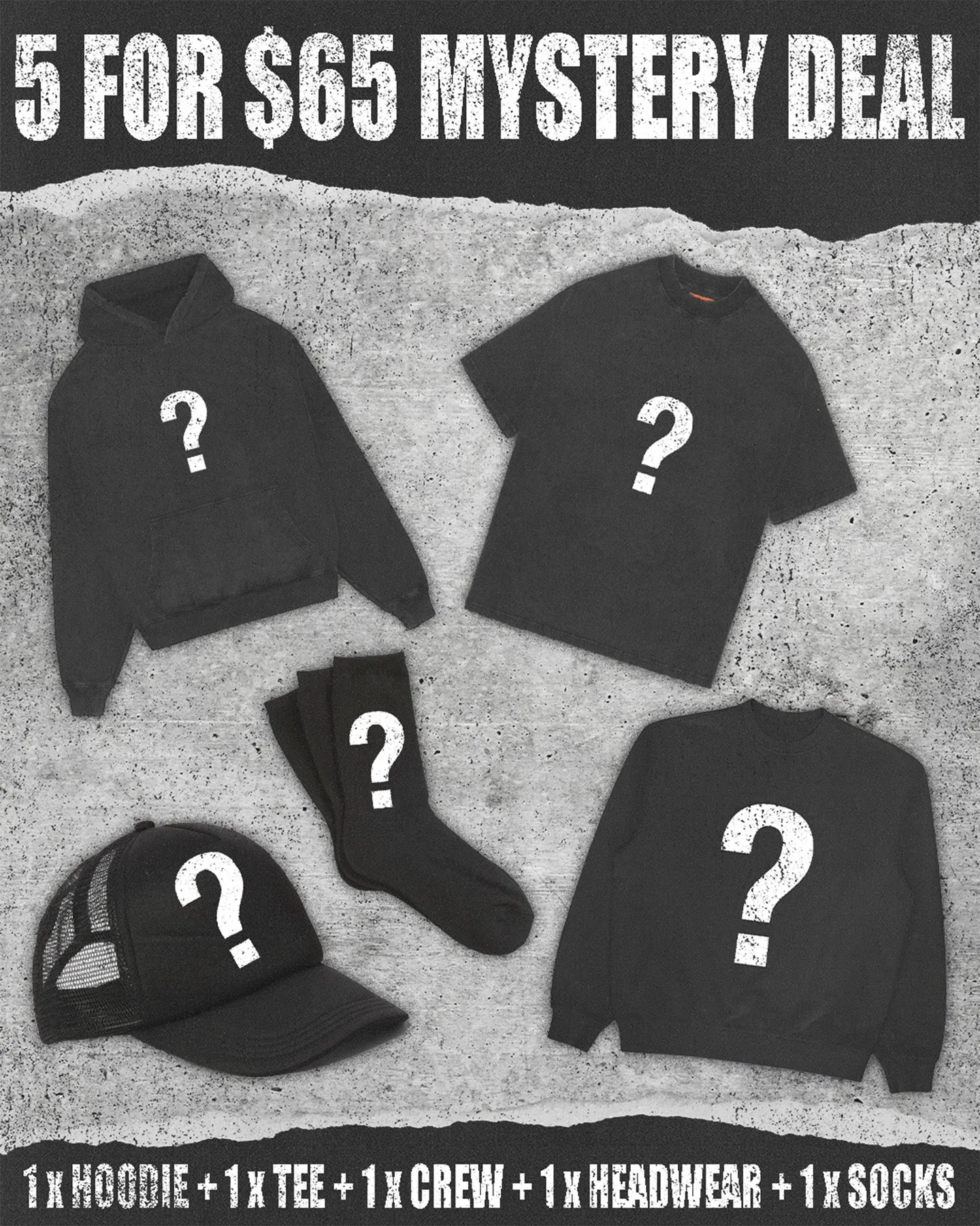 Culture Kings Mystery Bundle Multi-Coloured