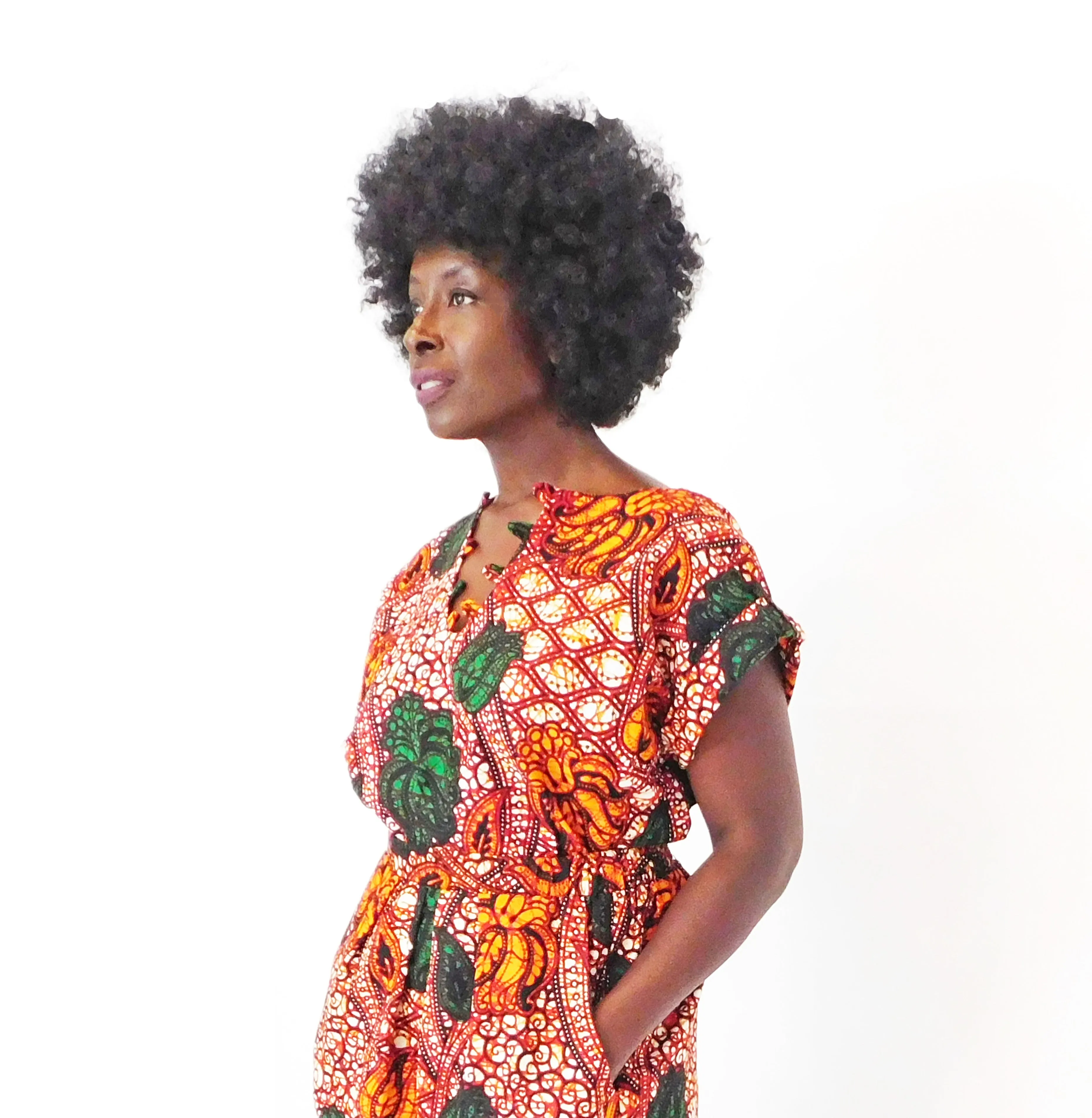 ER-ZUM-AH Kiki Bubble Print Dress