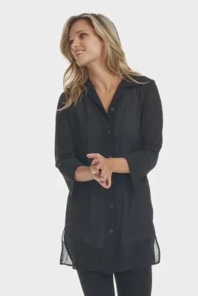Gitane Black Sheer Ola Tunic