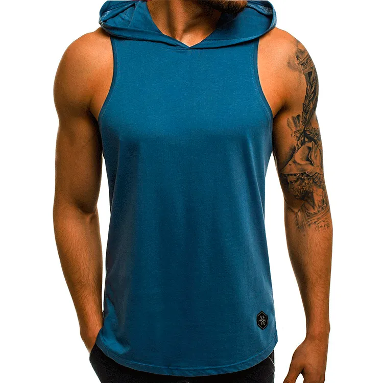 Men's summer sports and leisure vest men's slim breathable waistcoat without vest