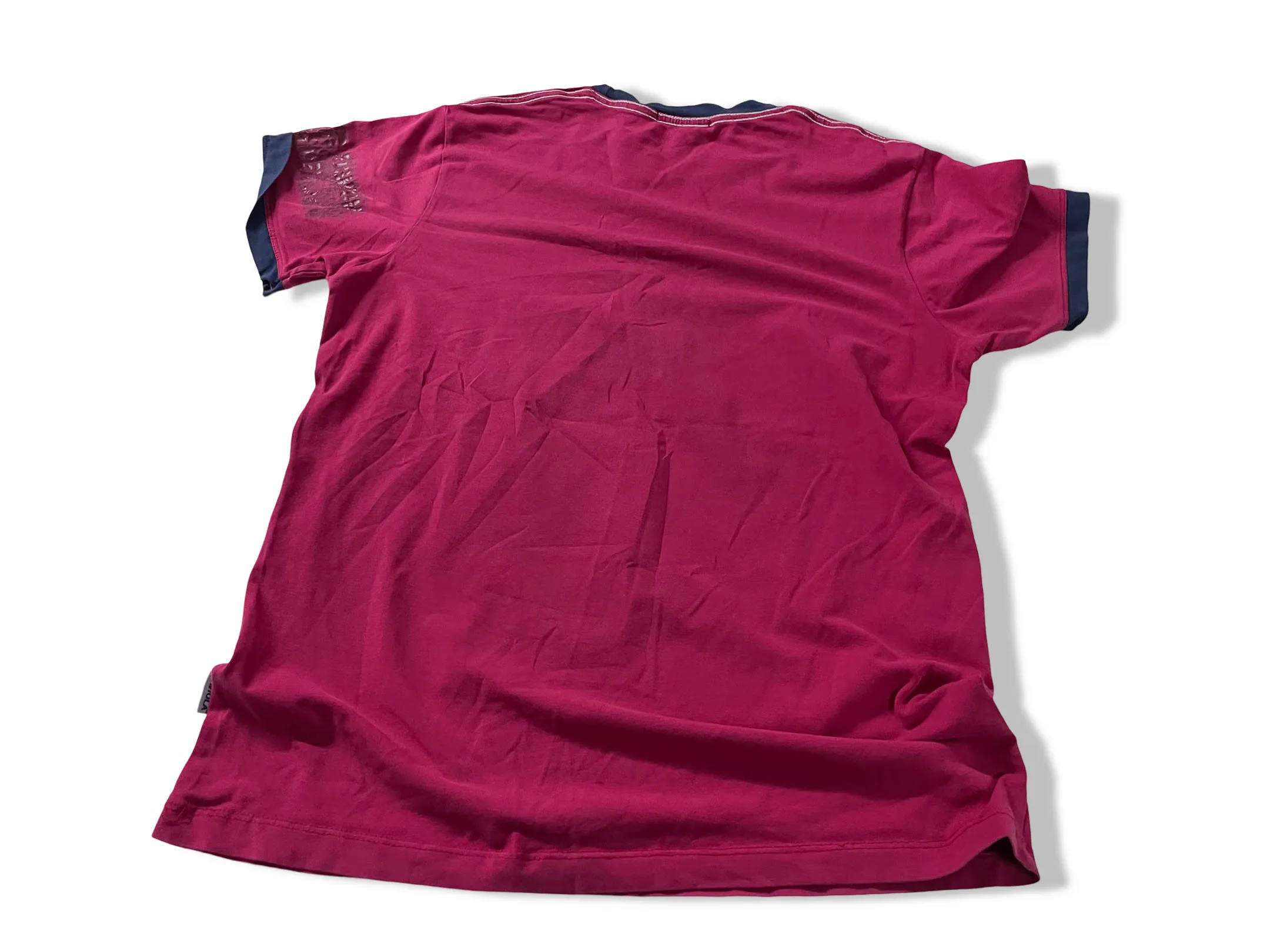Vintage men's Saviola JPS italia red graphics tees in XL|L26 W18| SKU 4125
